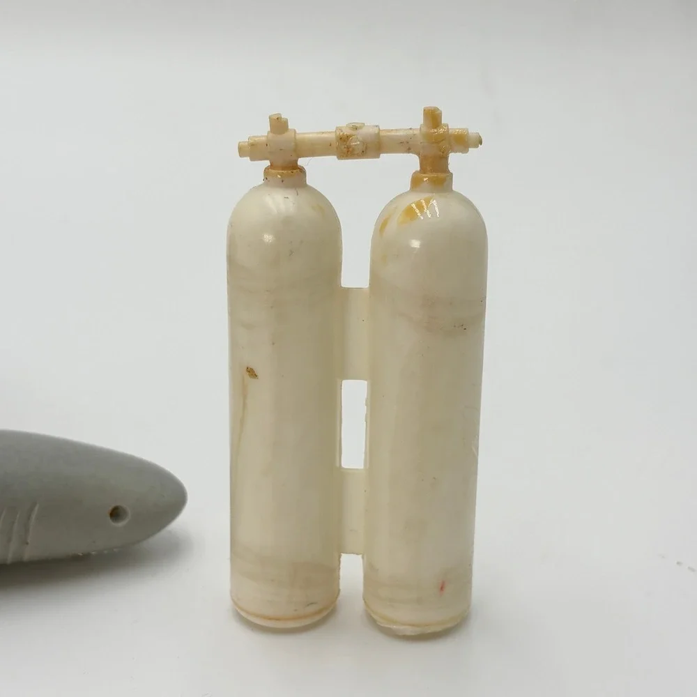 Vintage 1970s GI Joe The Shark Surprise Accessories Shark Treasure Scuba Gear